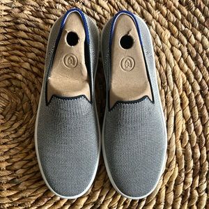 Brand New in the box! Rothy’s slip ons in Anchor Color